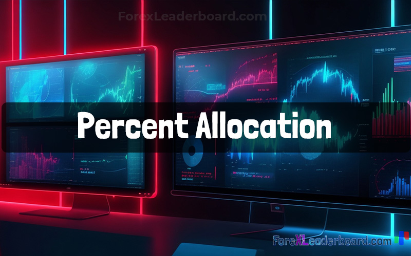 two screens with forex graphs