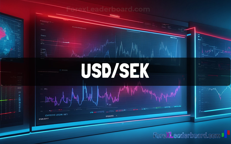 a chart showing usd sek trading pair